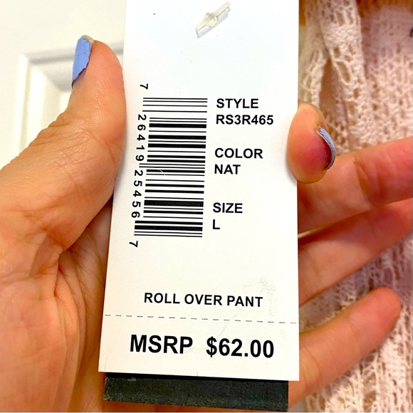 Kenneth Cole Lace Cover-up Pants, size L - Picture 7 of 7